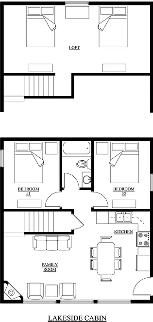 Brophy Cabin Floor Plan