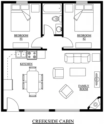 Brophy Cabin Floor Plan